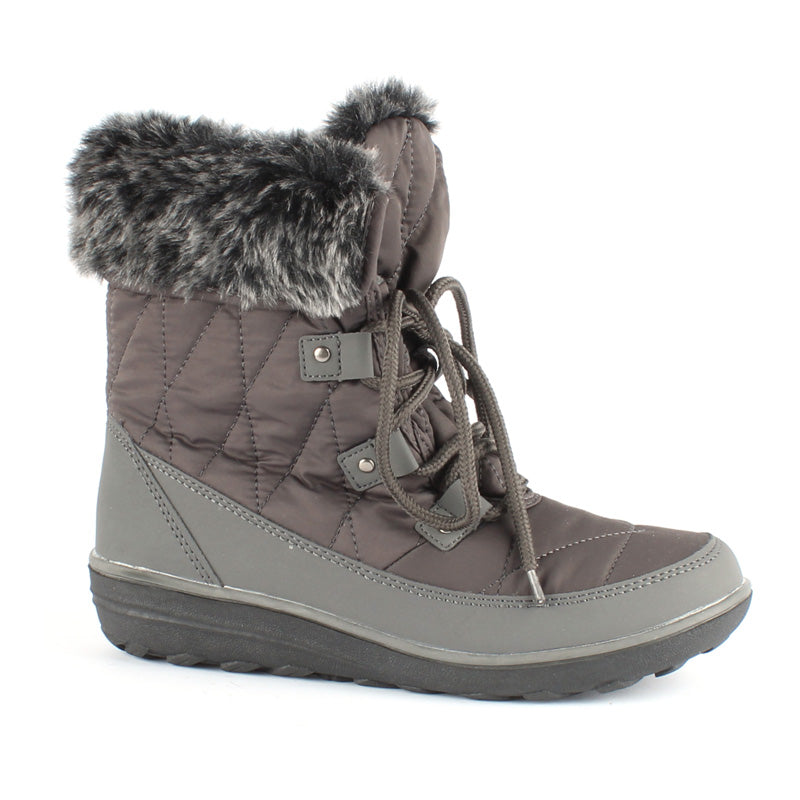 Women's Snowflake Lace-up Boot Grey