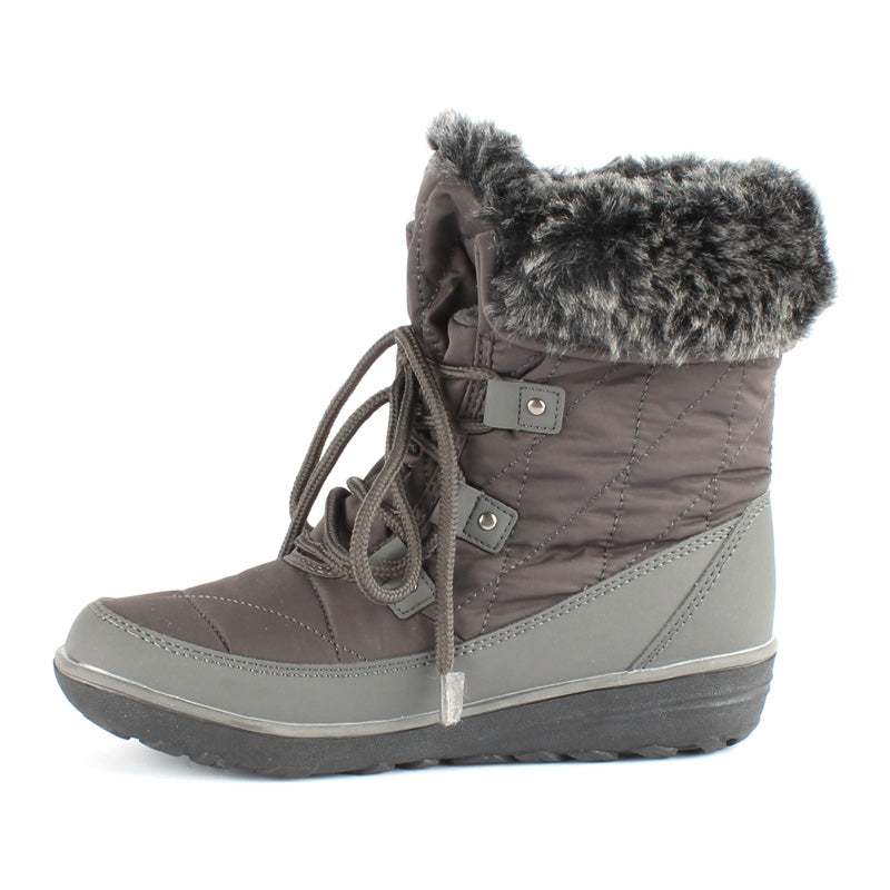 Women's Snowflake Lace-up Boot Grey