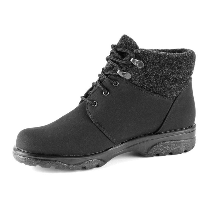 Women's Trek Hiker Boot Black-black - Toe Warmers - Tootsies Shoe Market - Winter