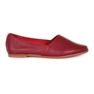 Women's BIANCA LEATHER FLAT